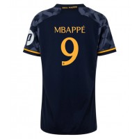 Fotbalové Dres Real Madrid Kylian Mbappe #9 Dámské Venkovní 2023-24 Krátký Rukáv
